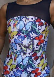 SIZE EXTRA SMALL MESH TANK **Long Torso**