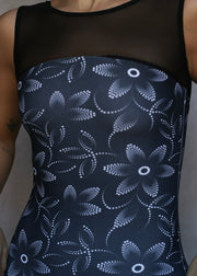 SIZE EXTRA SMALL MESH TANK **Long Torso**