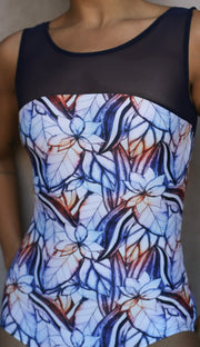 SIZE MEDIUM MESH TANK **Long Torso**