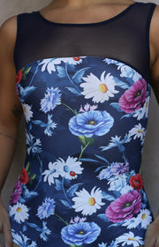 SIZE MEDIUM MESH TANK **Long Torso**