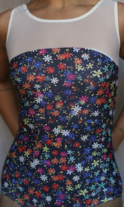 SIZE MEDIUM MESH TANK **Long Torso**