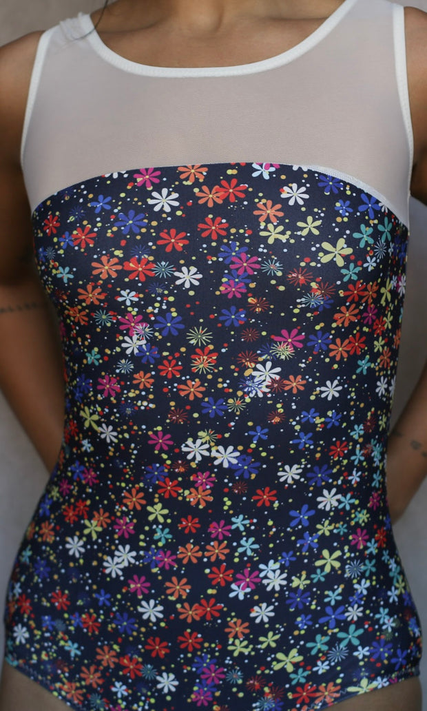 SIZE MEDIUM MESH TANK **Long Torso**