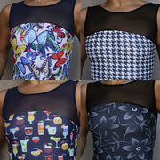 SIZE EXTRA SMALL MESH TANK **Long Torso**