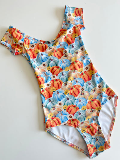 PUMPKIN MEADOW Cap Sleeve with Pinch