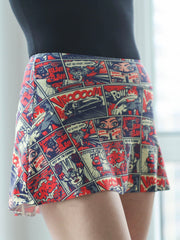 SUPERWOMAN STRENGTH Pleated Skirt